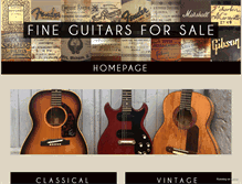 Tablet Screenshot of fineguitarsforsale.com